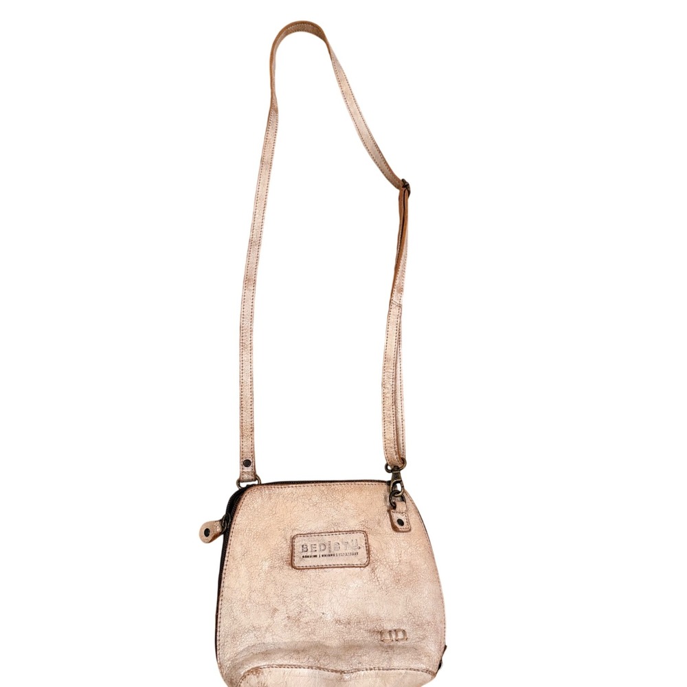Bed Stu Ventura Leather Distressed Small Shoulder Bag